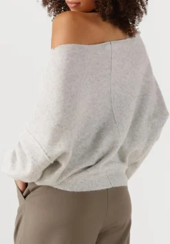 DAMES AMERICAN VINTAGE lichtgrijze trui damsville