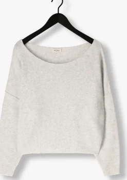 DAMES AMERICAN VINTAGE lichtgrijze trui damsville