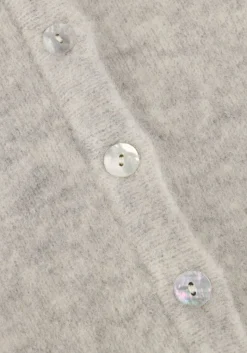 DAMES AMERICAN VINTAGE lichtgrijze vest vitow cardigan