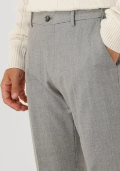 Heren BERWICH lichtgrijze pantalon morello elax