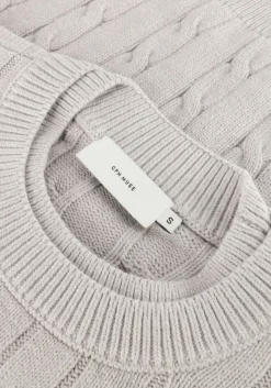 DAMES COPENHAGEN MUSE lichtgrijze trui cmkotom-pullover