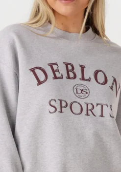 DAMES DEBLON SPORTS lichtgrijze sweater lilou sweater