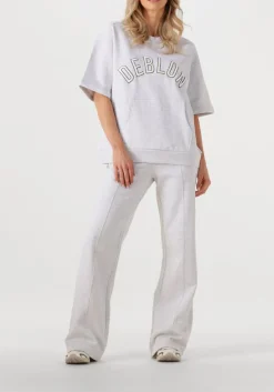 DAMES DEBLON SPORTS lichtgrijze joggingbroek fallon