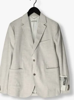 Heren DRYKORN lichtgrijze colberts carles