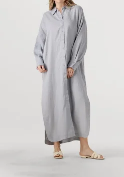 DAMES DRYKORN lichtgrijze maxi jurk dravena