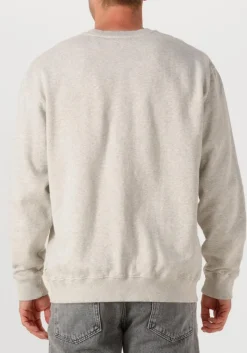 Heren FORÉT lichtgrijze forét sweater boat sweatshirt