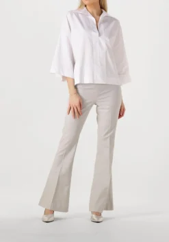 DAMES GESTUZ lichtgrijze flared broek dagnygz hw pants