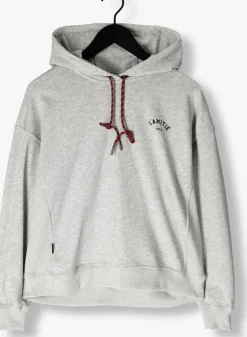 DAMES HAUTE L'AMITIÉ lichtgrijze haute l'amitié sweater mini curve hoodie sweat