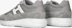 Heren HOGAN lichtgrijze lage sneakers interactive3 allacciato pelle