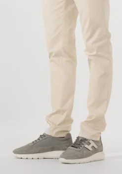 Heren HOGAN lichtgrijze lage sneakers interactive3 allacciato pelle