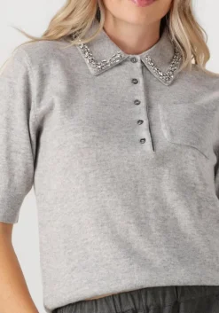 DAMES JANICE lichtgrijze sweater rebel