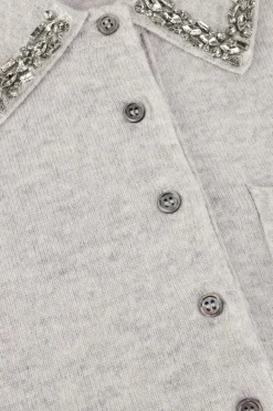 DAMES JANICE lichtgrijze sweater rebel