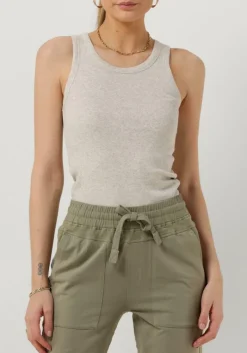 DAMES KNIT-TED lichtgrijze top ella