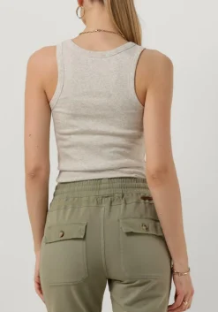 DAMES KNIT-TED lichtgrijze top ella