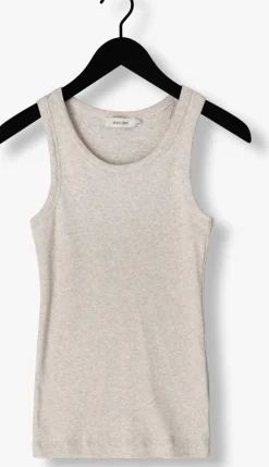 DAMES KNIT-TED lichtgrijze top ella