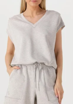 DAMES MOS MOSH lichtgrijze t-shirt nadi