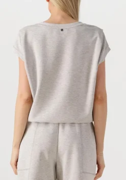 DAMES MOS MOSH lichtgrijze t-shirt nadi