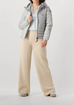 DAMES MOSCOW lichtgrijze gewatteerde jas 10-08-adriana-1