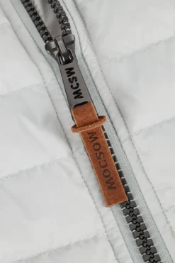 DAMES MOSCOW lichtgrijze gewatteerde jas 10-08-adriana-1