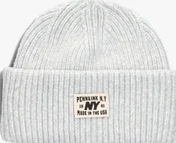 DAMES PENN & INK lichtgrijze muts beanie w25b354