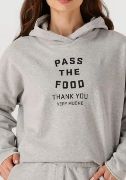 DAMES PENN & INK lichtgrijze sweater sweater w25f1707