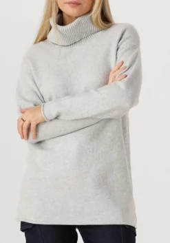 DAMES PENN & INK lichtgrijze trui jumper