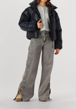 DAMES PENN & INK lichtgrijze vest cardigan w25b345