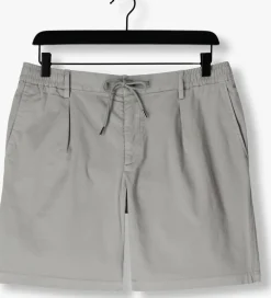 Heren PROFUOMO lichtgrijze korte broek short sportcord gd