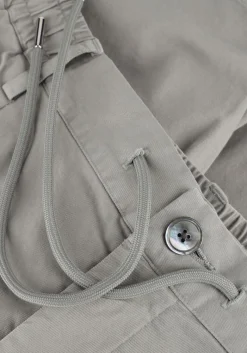 Heren PROFUOMO lichtgrijze korte broek short sportcord gd