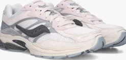 DAMES SAUCONY lichtgrijze lage sneakers progrid omni 9