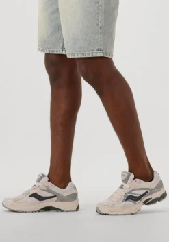 DAMES SAUCONY lichtgrijze lage sneakers progrid omni 9