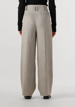 DAMES SECOND FEMALE lichtgrijze pantalon jun trousers