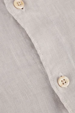 Heren THE GOODPEOPLE lichtgrijze casual overhemd soho