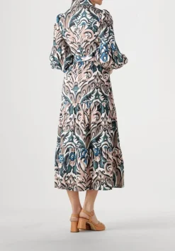DAMES DEA KUDIBAL midi jurk rosetta