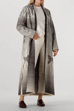 DAMES FORTE FORTE mantel jacquard libelle coat