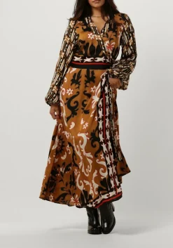 DAMES SUMMUM maxi jurk dress print long mix