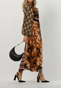 DAMES SUMMUM maxi jurk dress print long mix