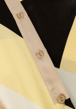 DAMES SUMMUM midi jurk dress graphic lines