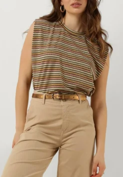 DAMES SUMMUM top top sleeveless color lurex jersey