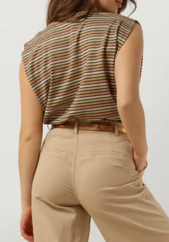 DAMES SUMMUM top top sleeveless color lurex jersey