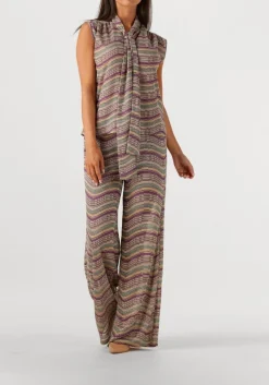 DAMES SUMMUM wijde broek wide leg pant colour sparkly wave