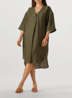 DAMES CO'COUTURE midi jurk caryncc pleat tunic dress