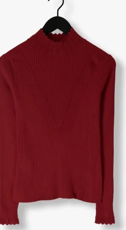 DAMES AAIKO rode tops & t-shirts vida ruffle vis 301 sweaters