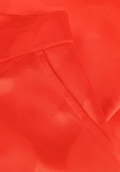 DAMES ALIX THE LABEL rode pantalon ladies woven hearts pants