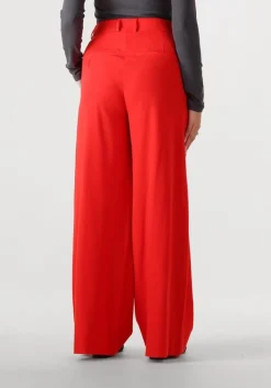 DAMES ALIX THE LABEL rode pantalon ladies woven pleat pants
