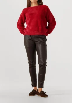 DAMES ALIX THE LABEL rode trui ladies knitted mohair pullover