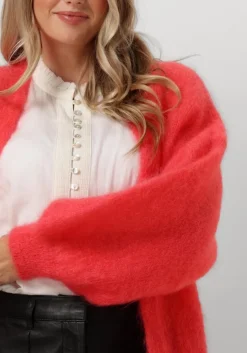 DAMES AMERICAN DREAMS rode vest lee midi cardigan