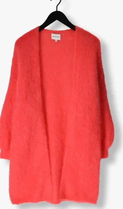 DAMES AMERICAN DREAMS rode vest lee midi cardigan