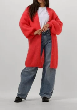 DAMES AMERICAN DREAMS rode vest lee midi cardigan