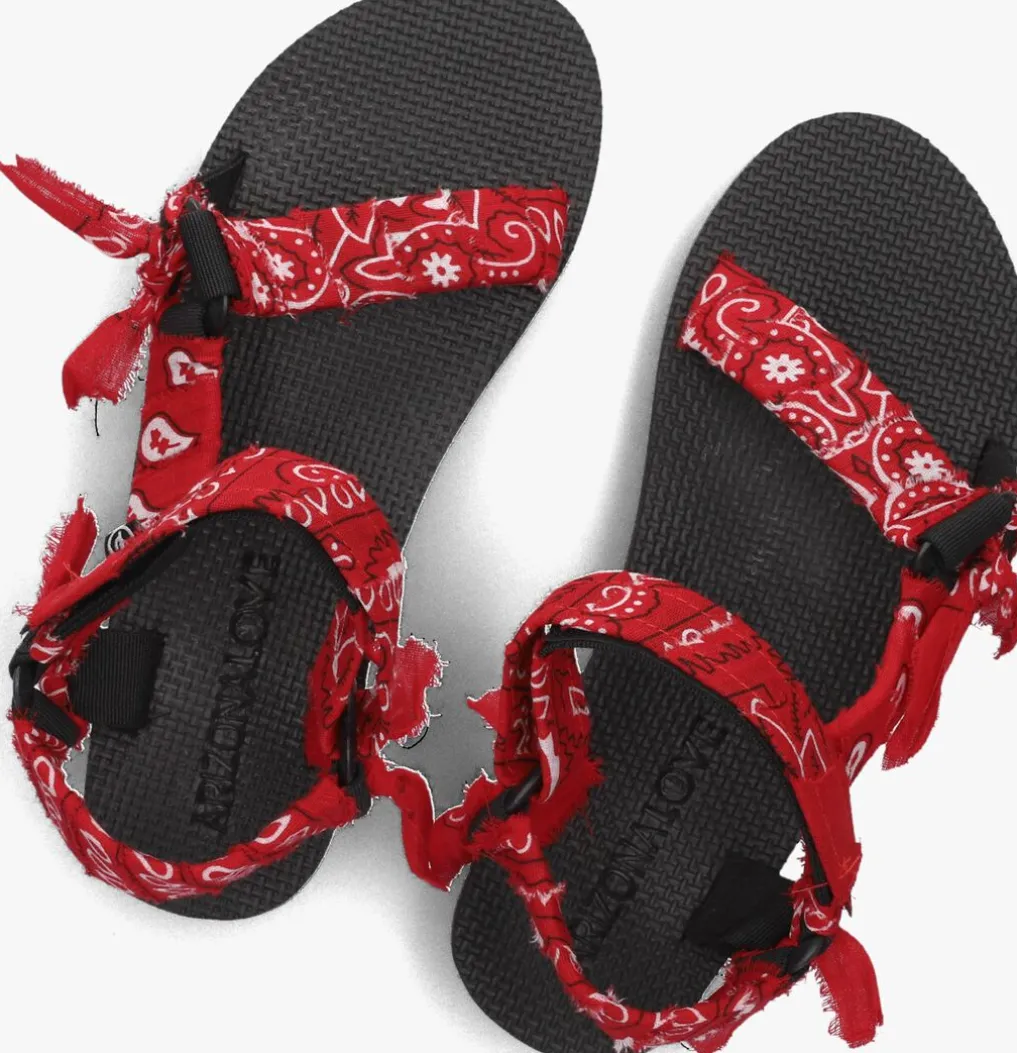 DAMES ARIZONA LOVE rode platte sandalen trekky bandana